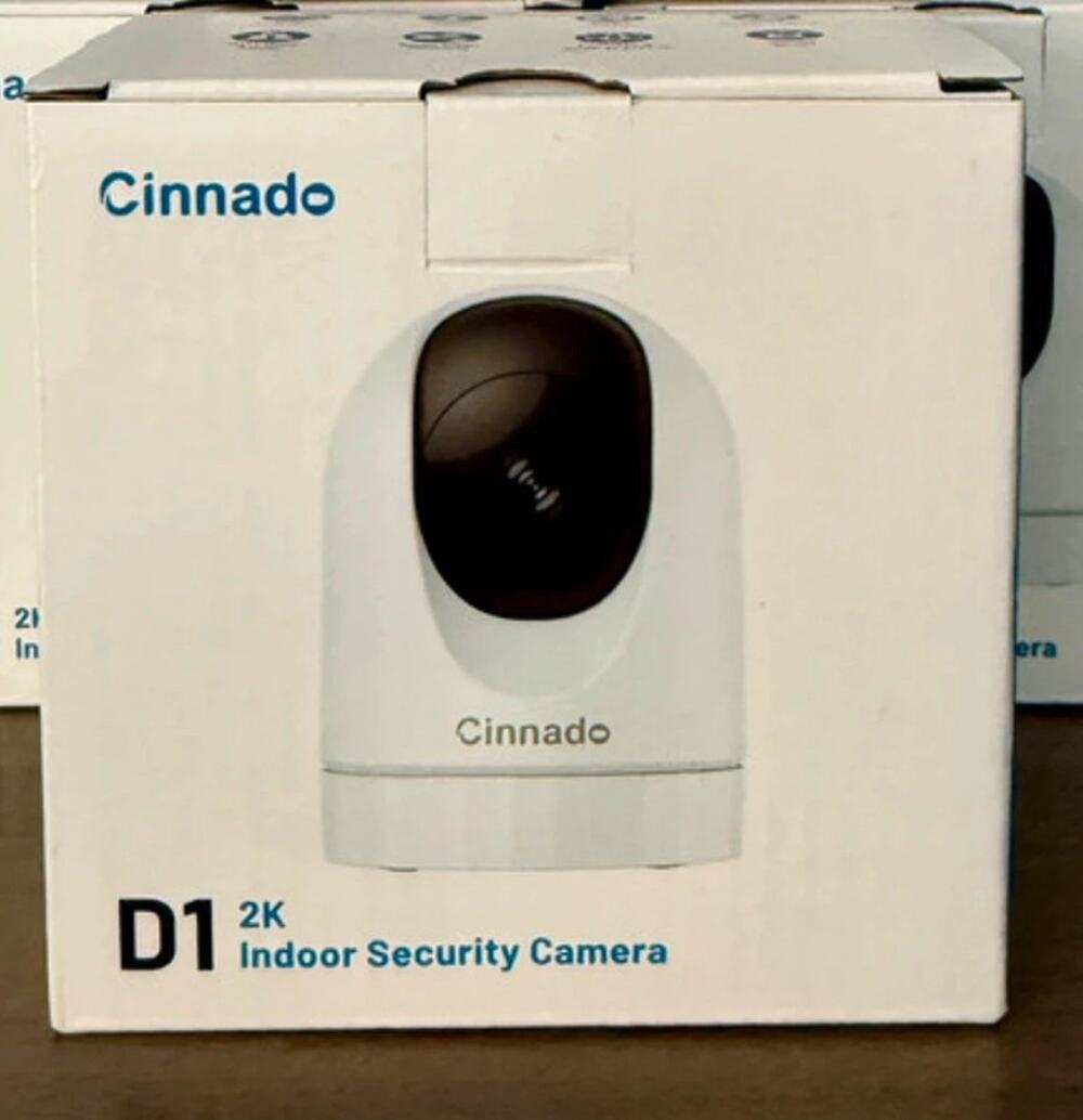 Brand New Cinnado D1 2K Indoor Security 2.4Ghz Wi-Fi Cam